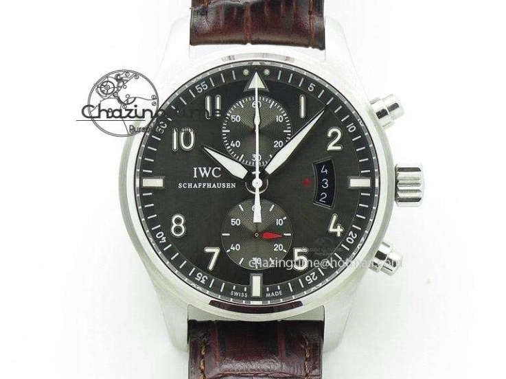 MIROTIME 0812 Pilot Chrono IW388003 Real Ceramic V6F 1:1 Best Edition On Black Nylon Strap A StreetReady 7284
